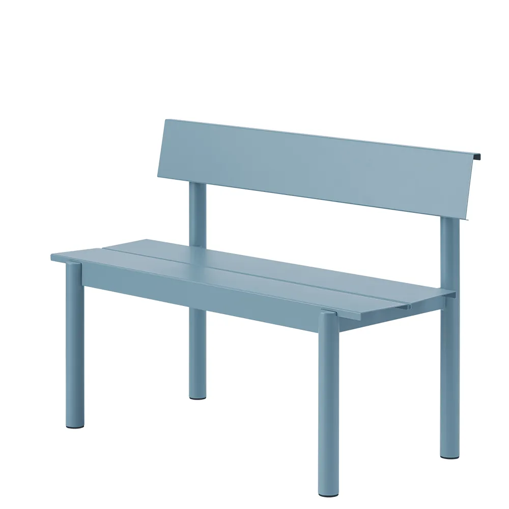 Muuto, Stålbænk 110cm Linear Steel Pale Blue