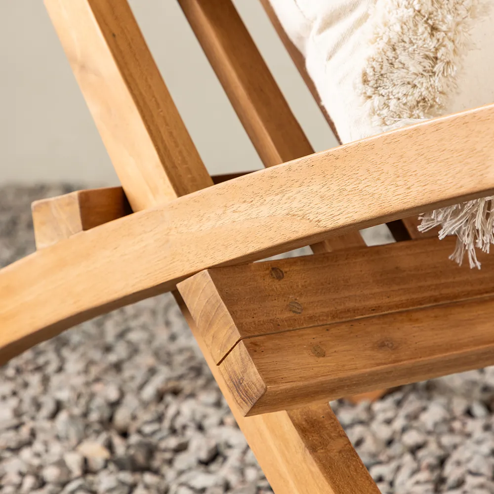 Kenya Loungelænestol Golden Teak