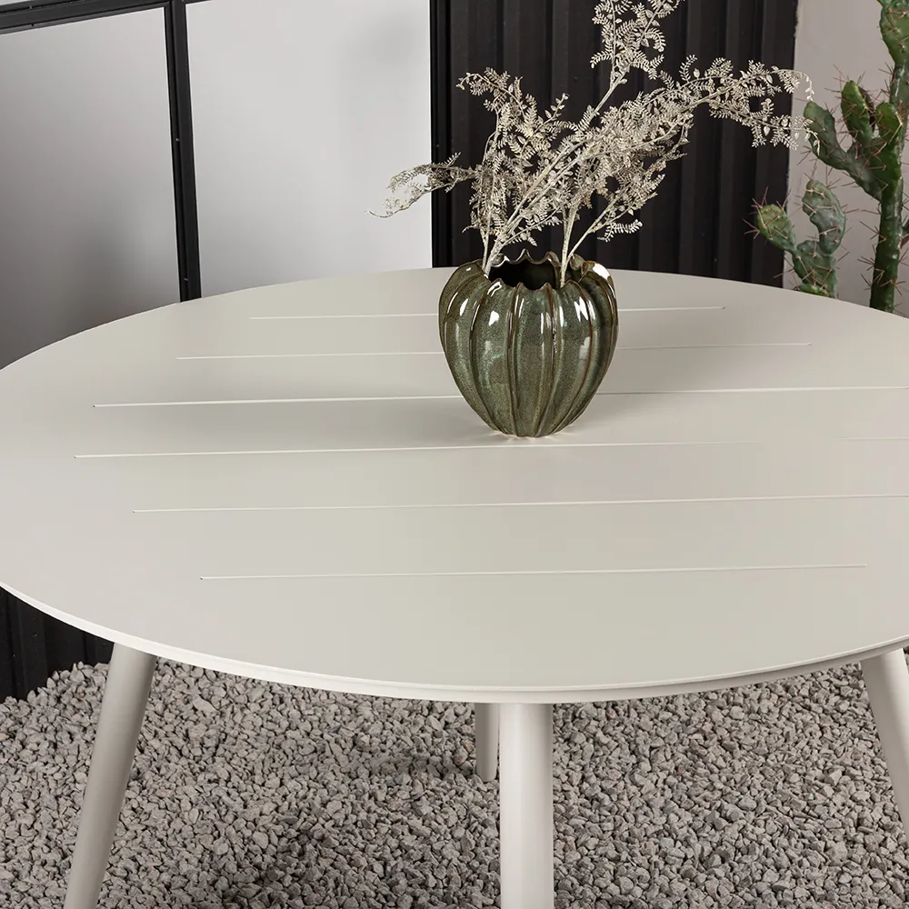 Lina spisebord Ø120 cm Beige 