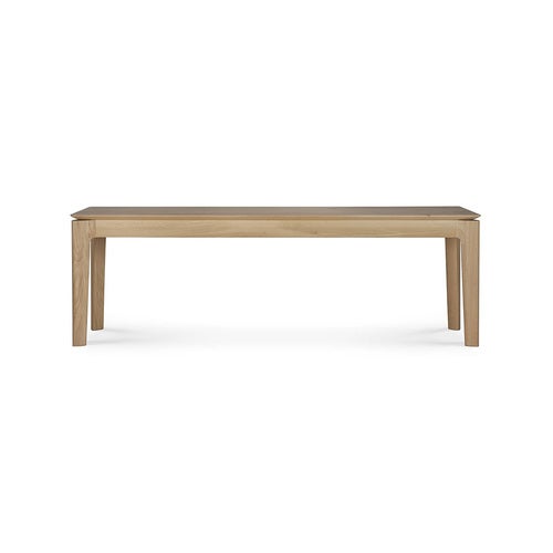 Bok Bænk Lakeret teak 35x146 cm