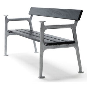 Vilamoura sofa ender: natur / træ: sortbejdset mahogni