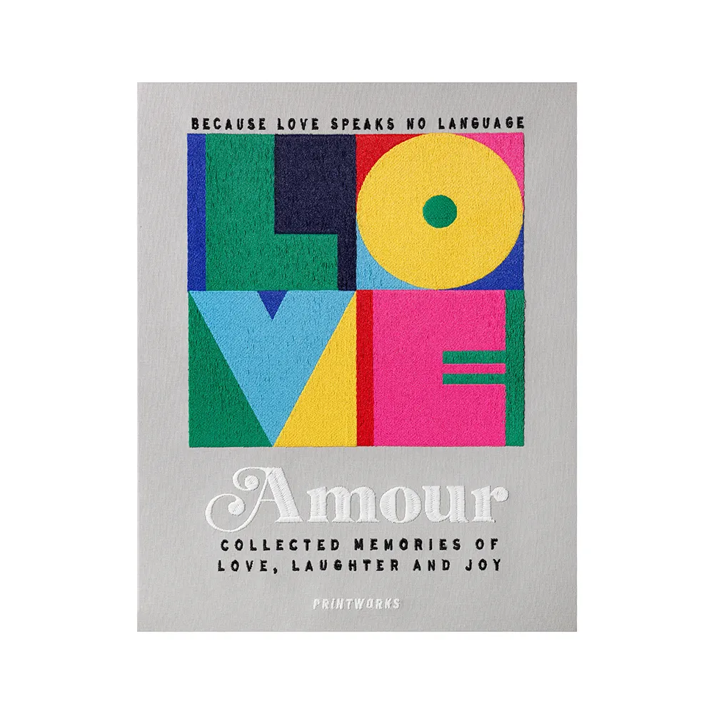 Printworks, Embroidered Photo Album - Amour