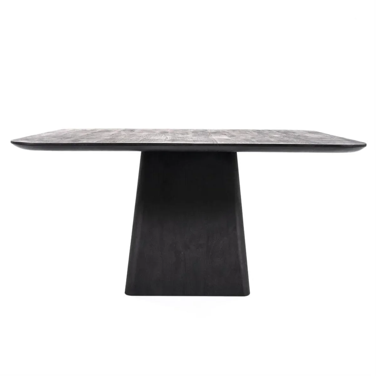 Aron 150x76 spisebord 150x150x76 cm træ sort