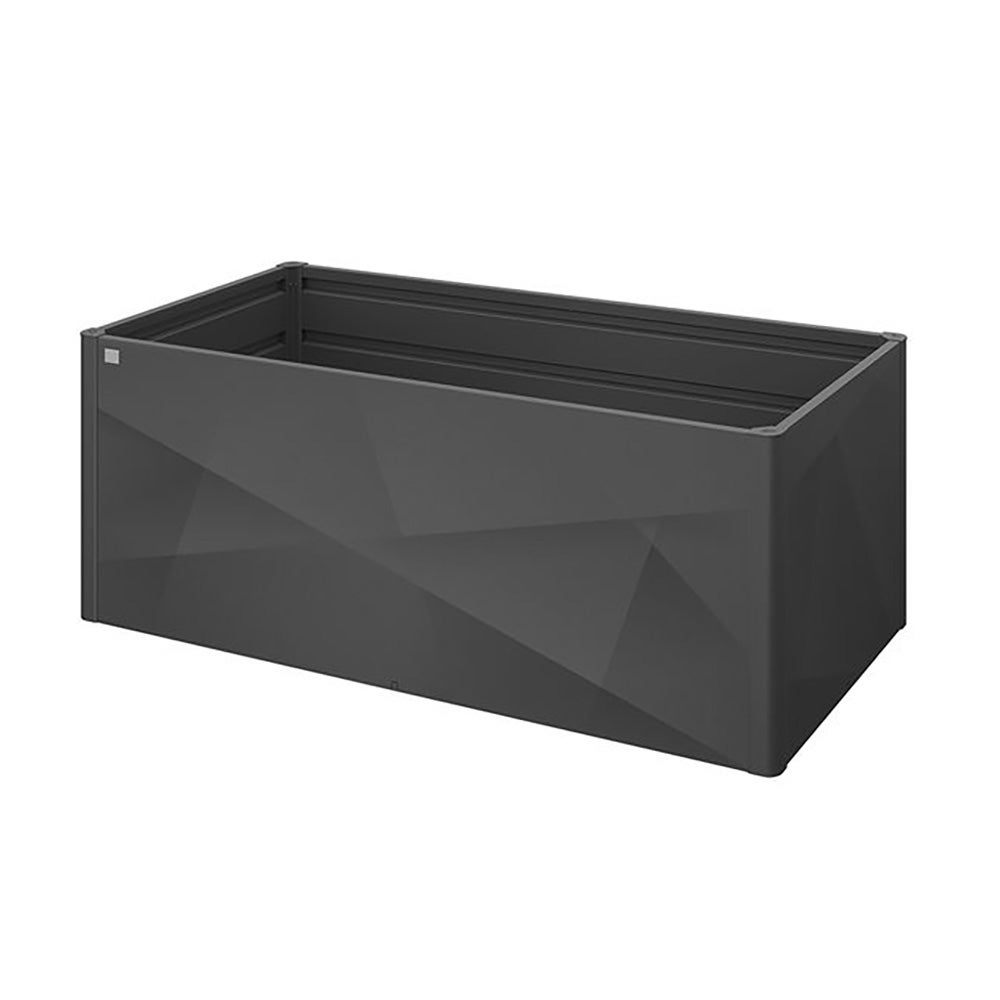 Dyrkningsbed 2 x 1 X-Design metallic mørkegrå