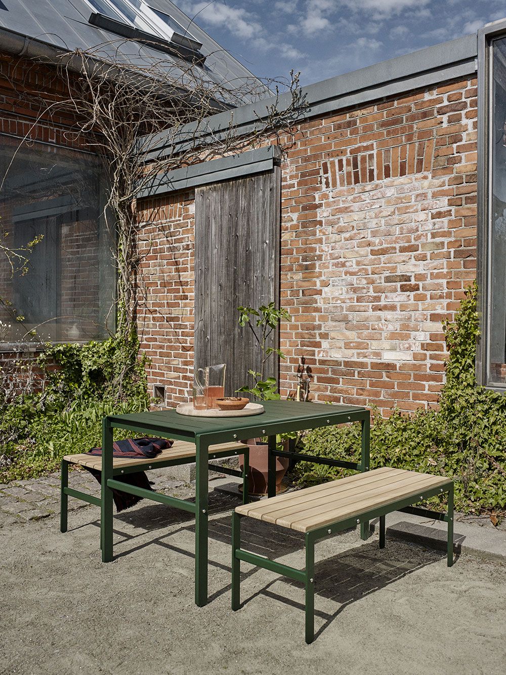 Reform bænk 110 cm Sort