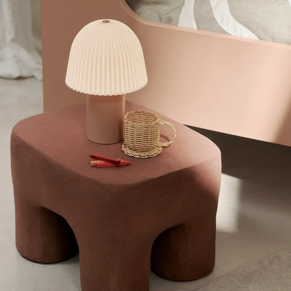 Frill Transportabel lampe Rose/White