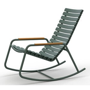 Reclips gyngestol grøn aluminium bambus