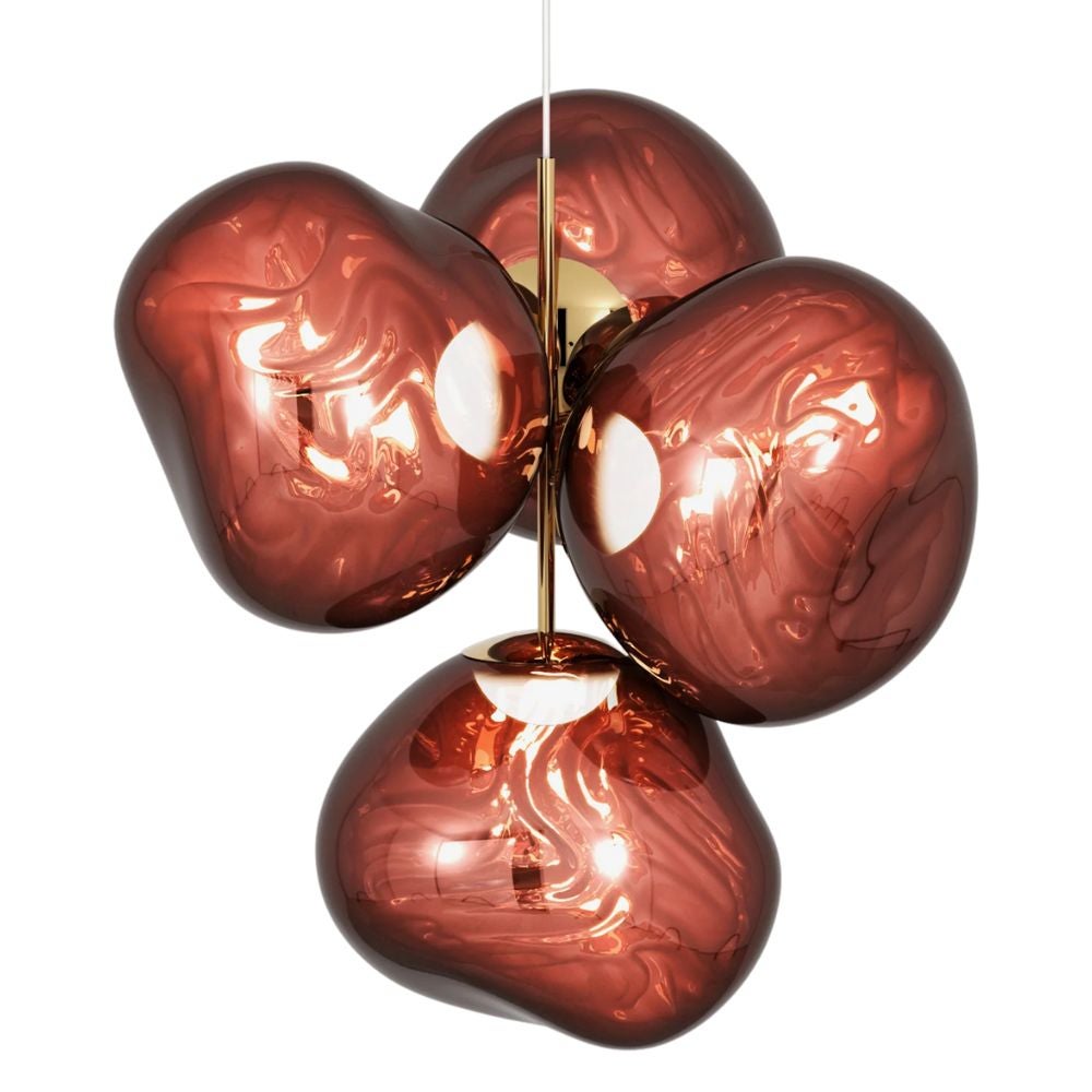 Tom Dixon, Melt Chandelier Small Copper LED