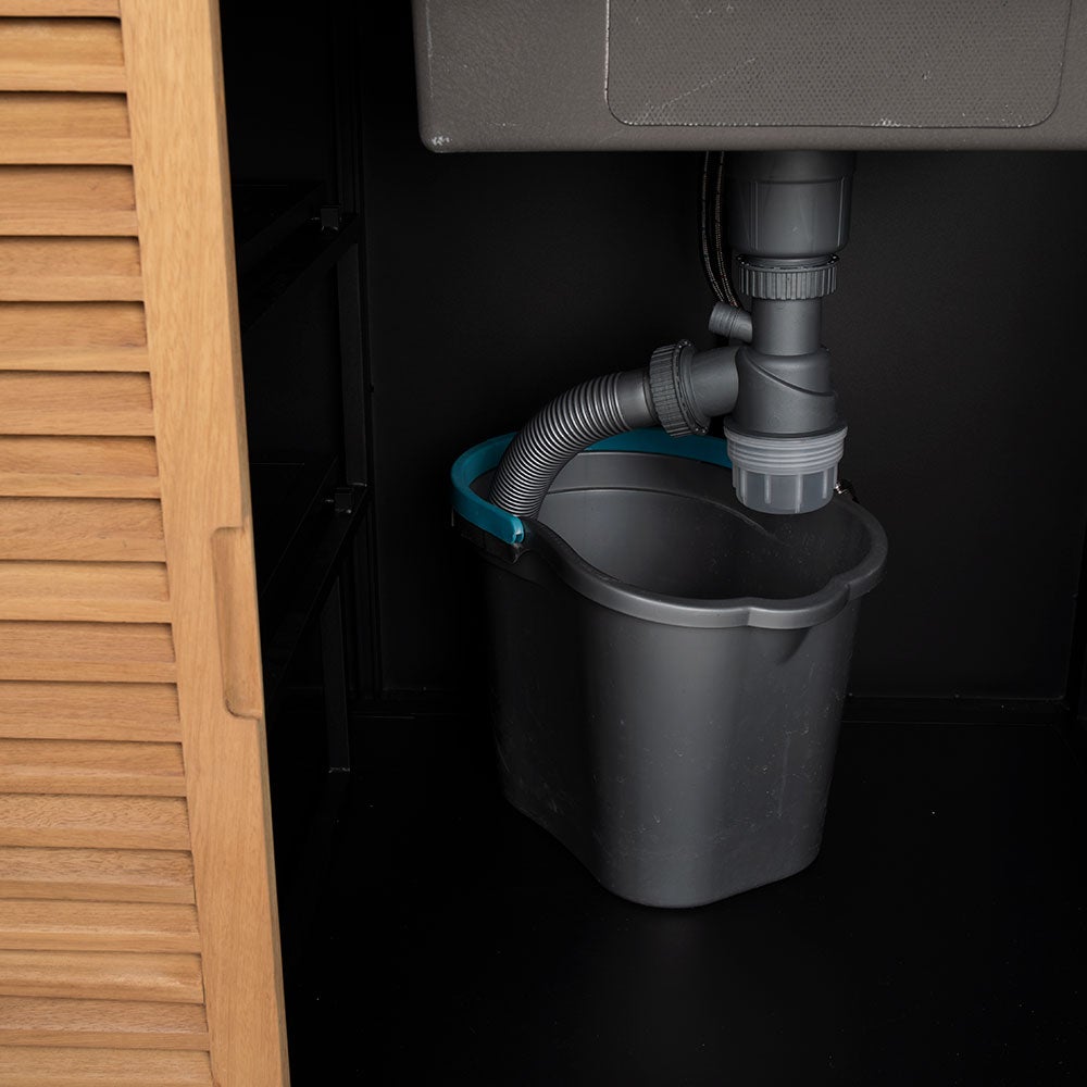 Fornax Køkkendel Vask/Hane Sort/Grå Brafab
​