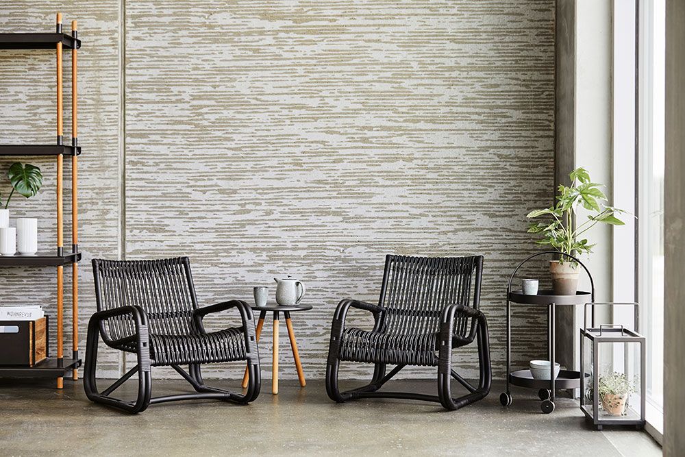 Curve lænestol Black