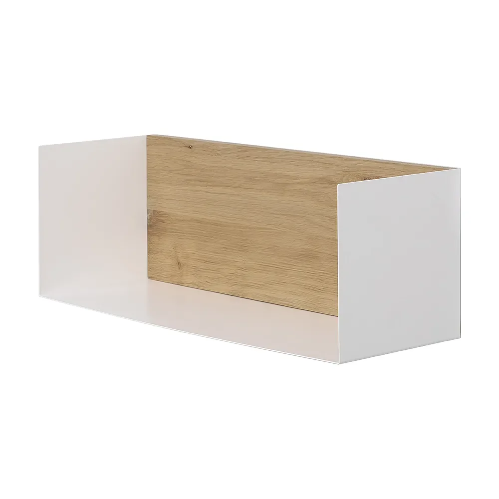  U shelf 55x20 cm eg/hvidmetal