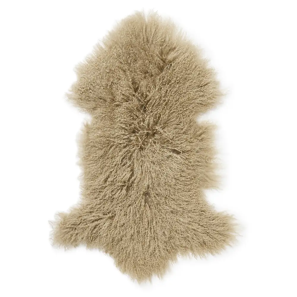 Skinnwille, Shansi Fårskinn 55x95 cm Light Beige