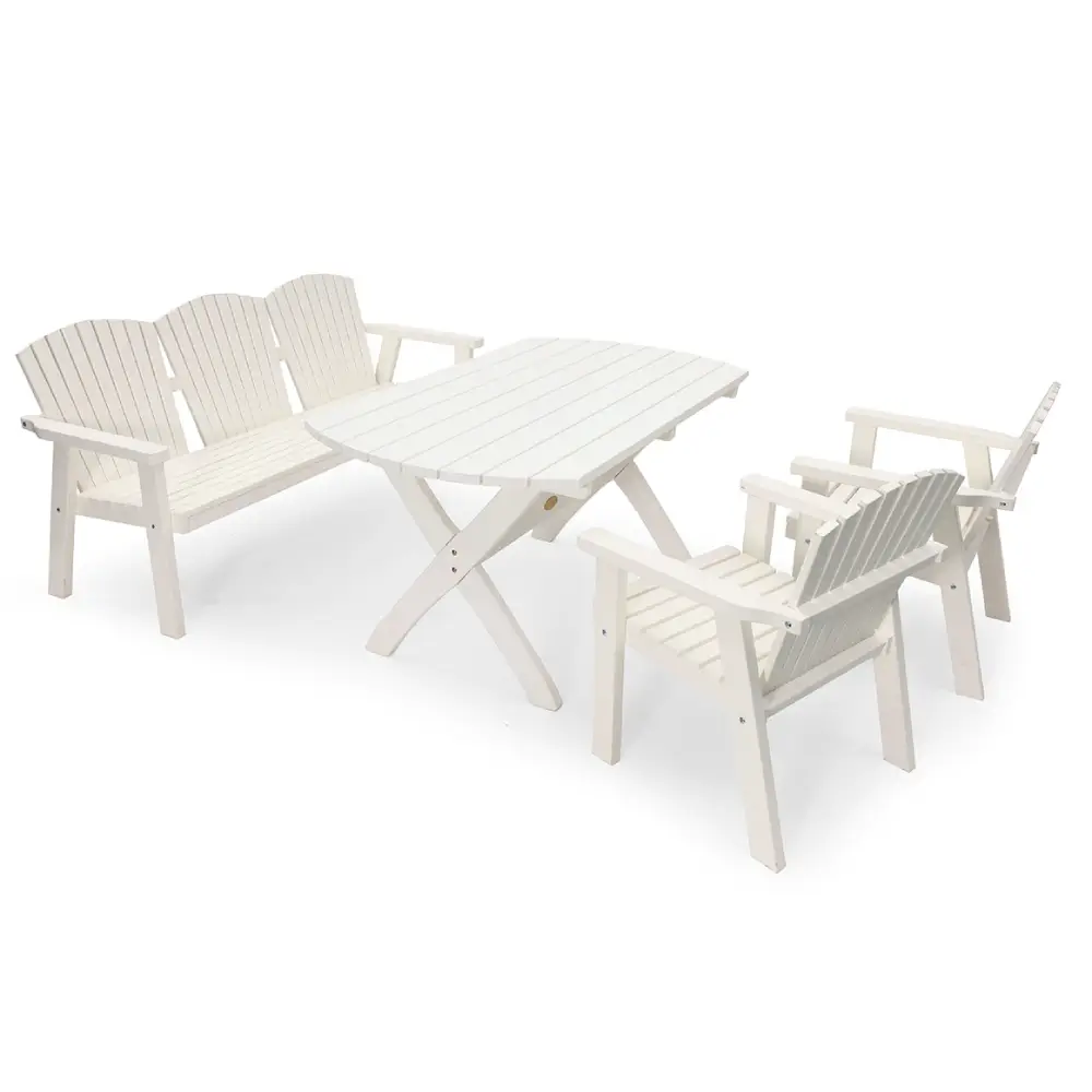 Solvik lænestol hvid