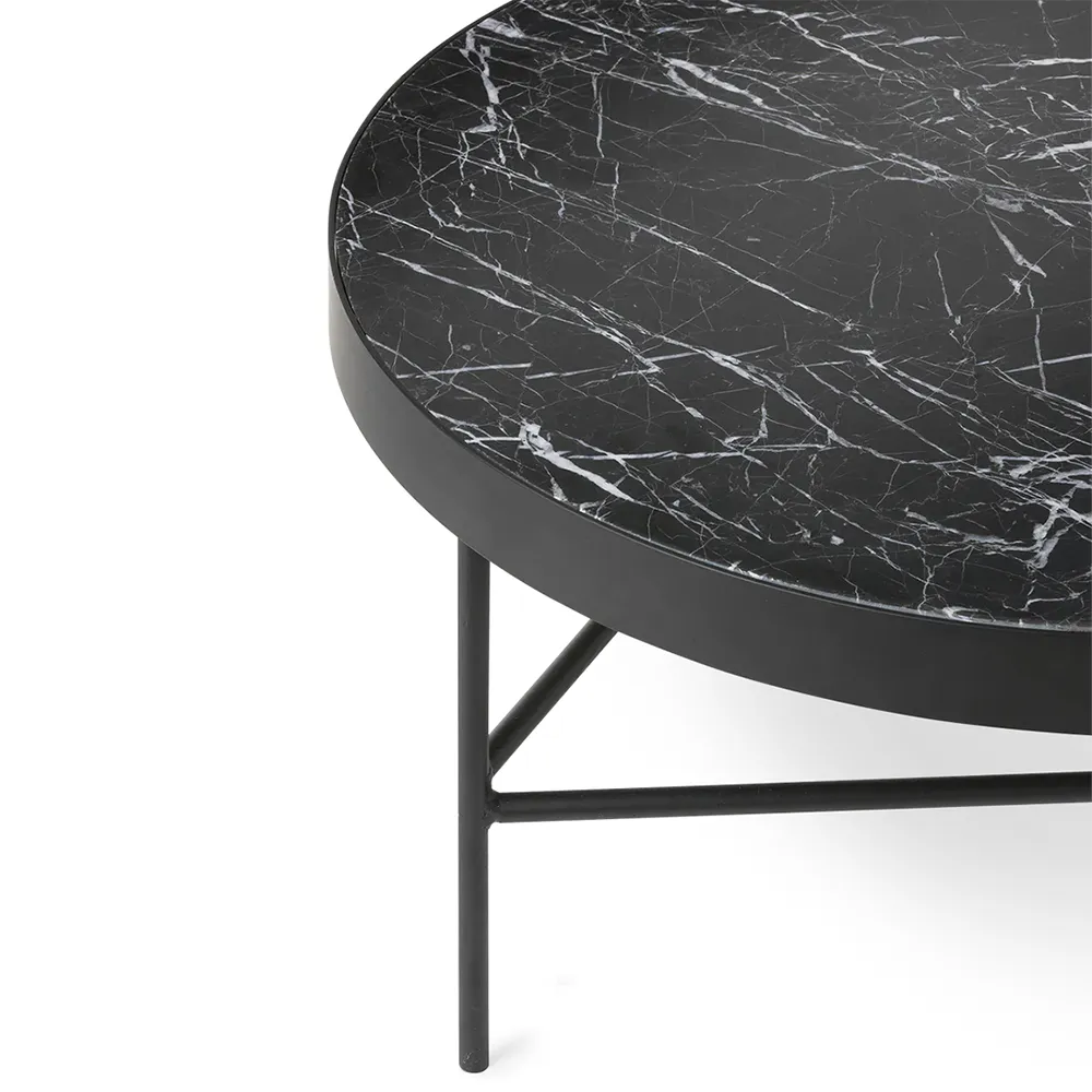 Marble Sofabord - Black