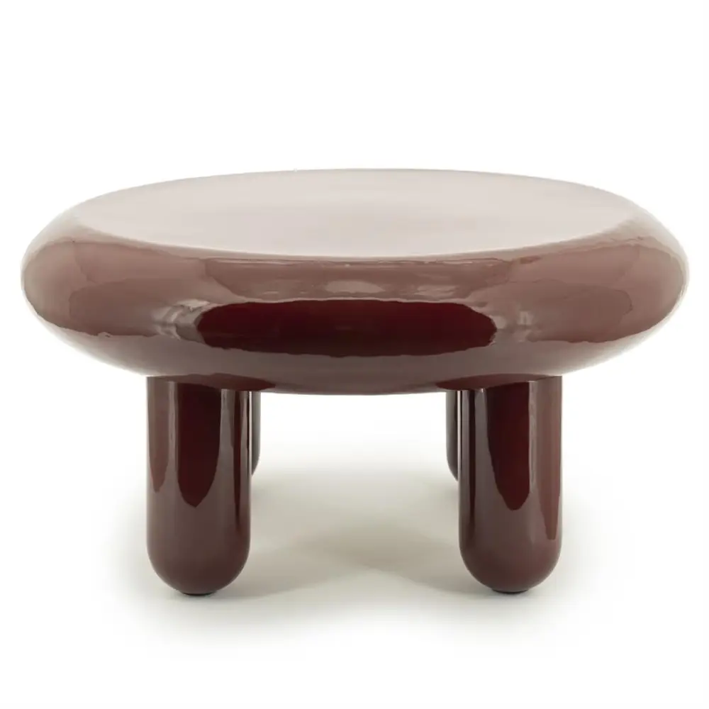 By-Boo, Balloon Sofabord - burgundy 70x70x35 cm