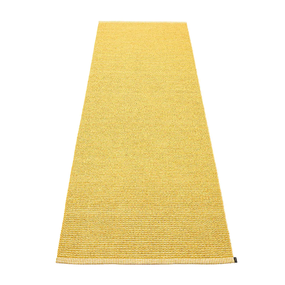 Pappelina, Mono tæppe Pale Yellow/ Mustard 85 x 260 cm