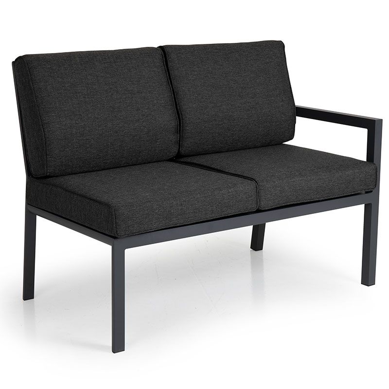 Delia afslutning højre+venstre mørkegrå