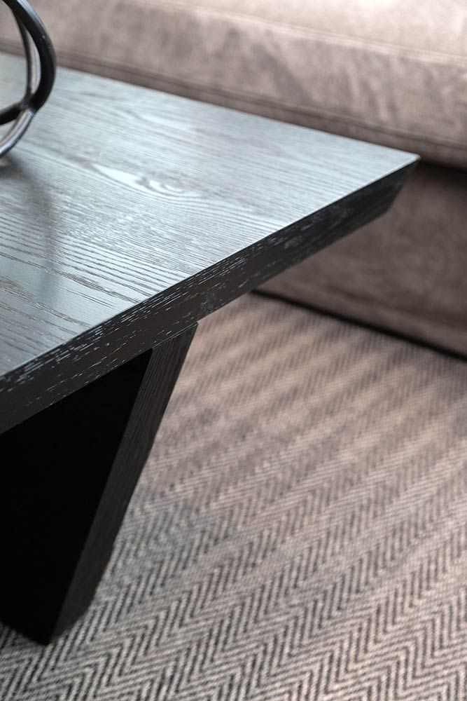 Trent Sofabord 90x90 cm Sort Artwood