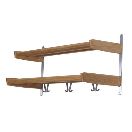 Meja Hattehylde 90 cm 2 hylder Lakeret eg