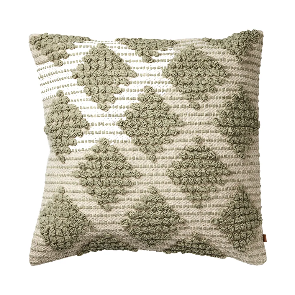 Affari of Sweden, MINNA Pudebetræk Grøn/elfenben