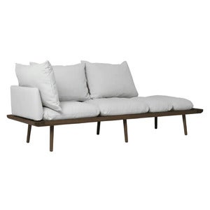 Lounge Around 3-personers sofa Dark Oak/Sterling