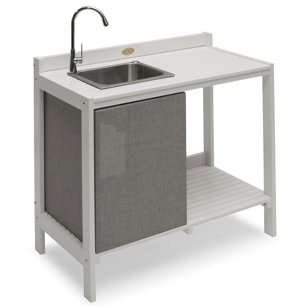 Läckö Udendørskøkken Hvidt