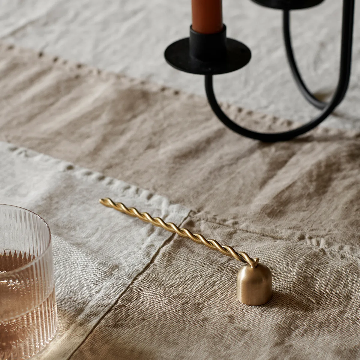 Lysslukker Twist Brass