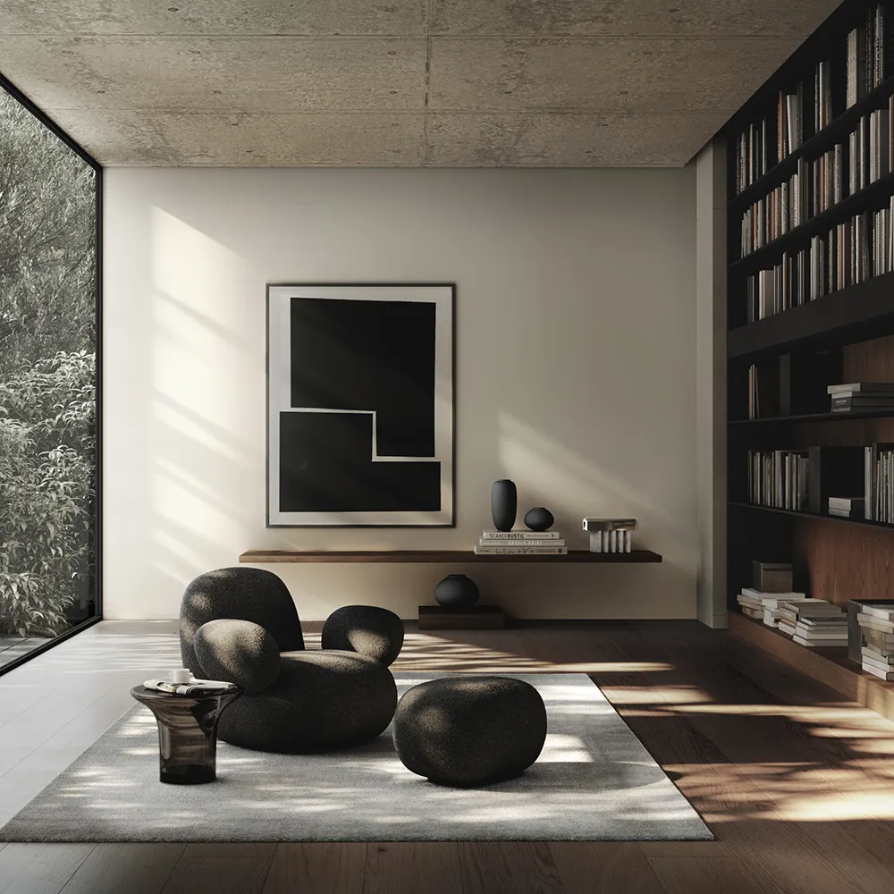 Toe Fodskammel - Dyb Taupe