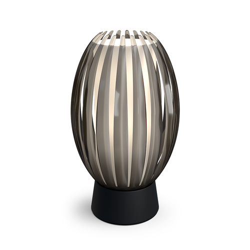 Tentacle bordlampe S Sort/Røgfarvet G9