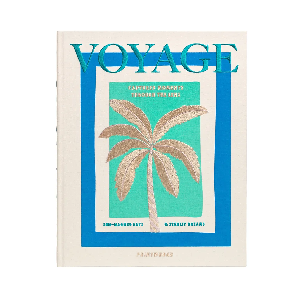 Printworks, Embroidered Photo Album - Voyage