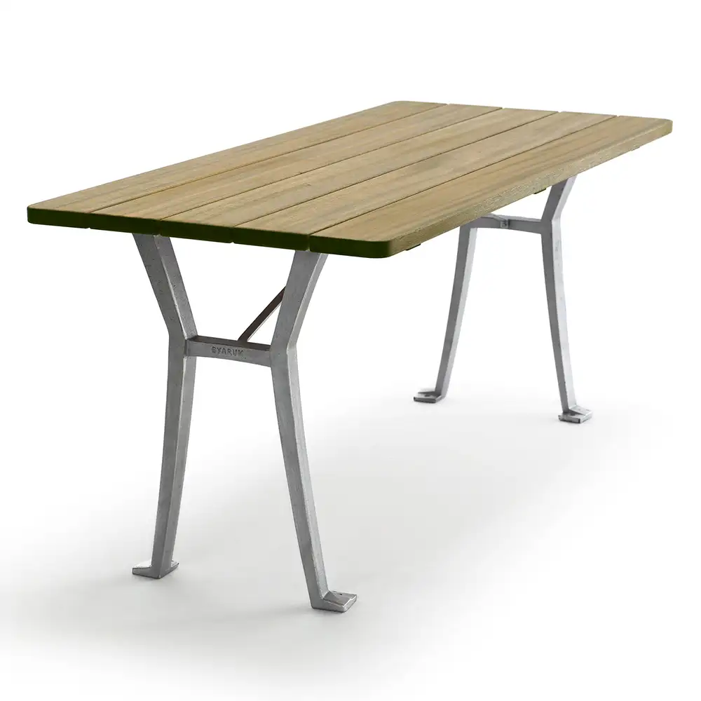 Byarums Bruk, Lessebo bordstativ: natur / bordplade: olieret eg