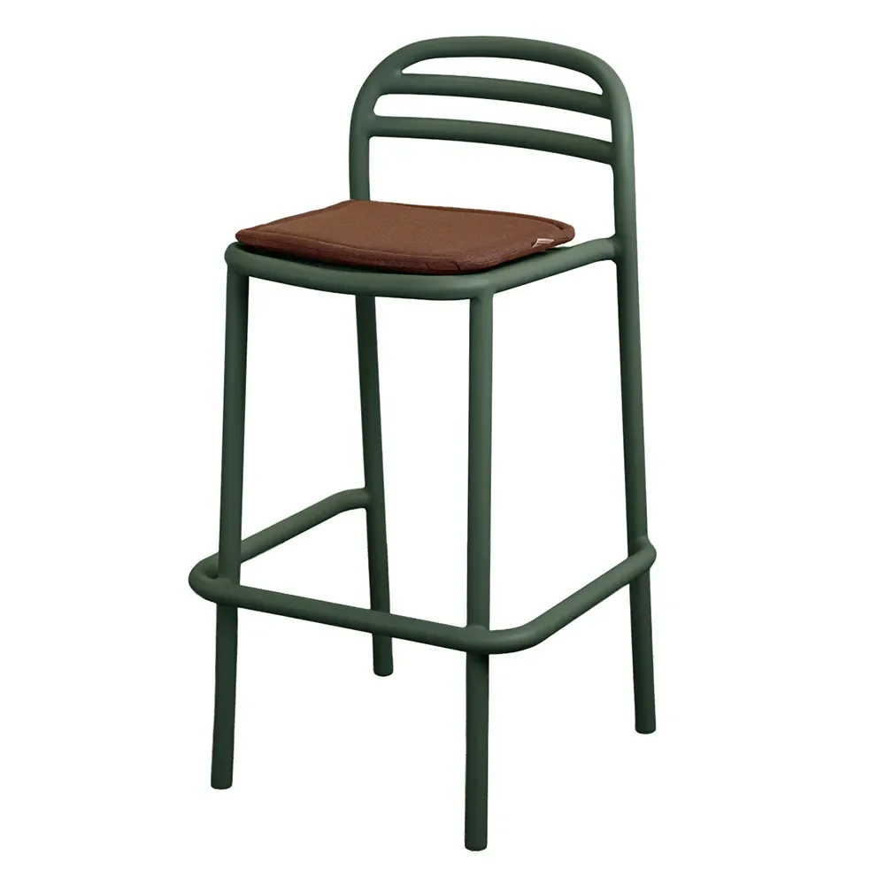 Bliss barstol, stabelbar Dark green, aluminium