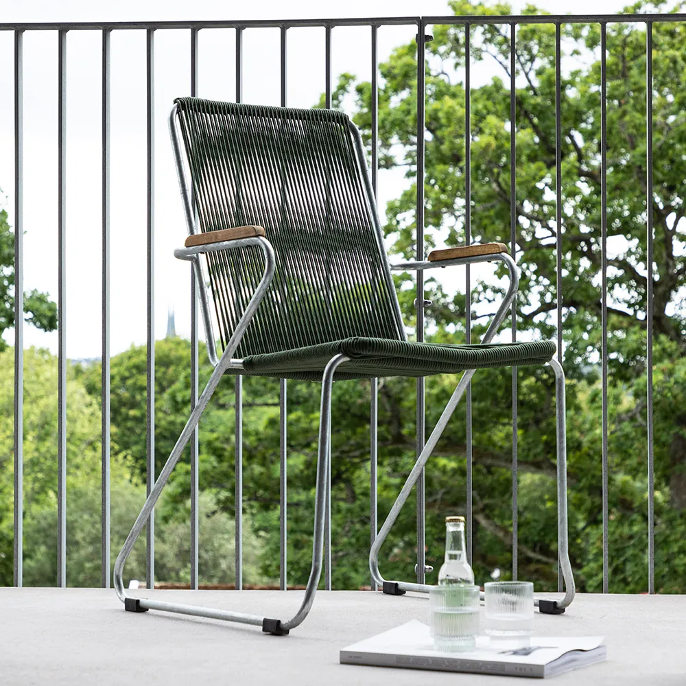 Bois spisebordsstol grøn 2-pak 