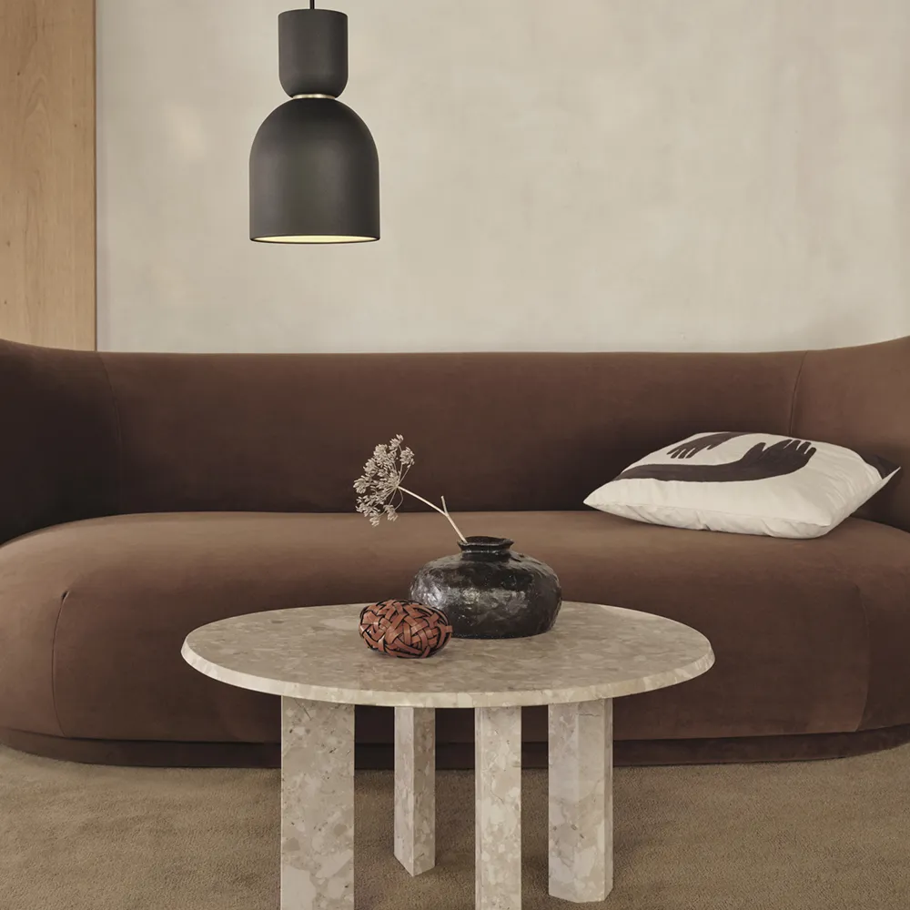 Håndbroderet Pudevår Pose i Økologisk Bomuld