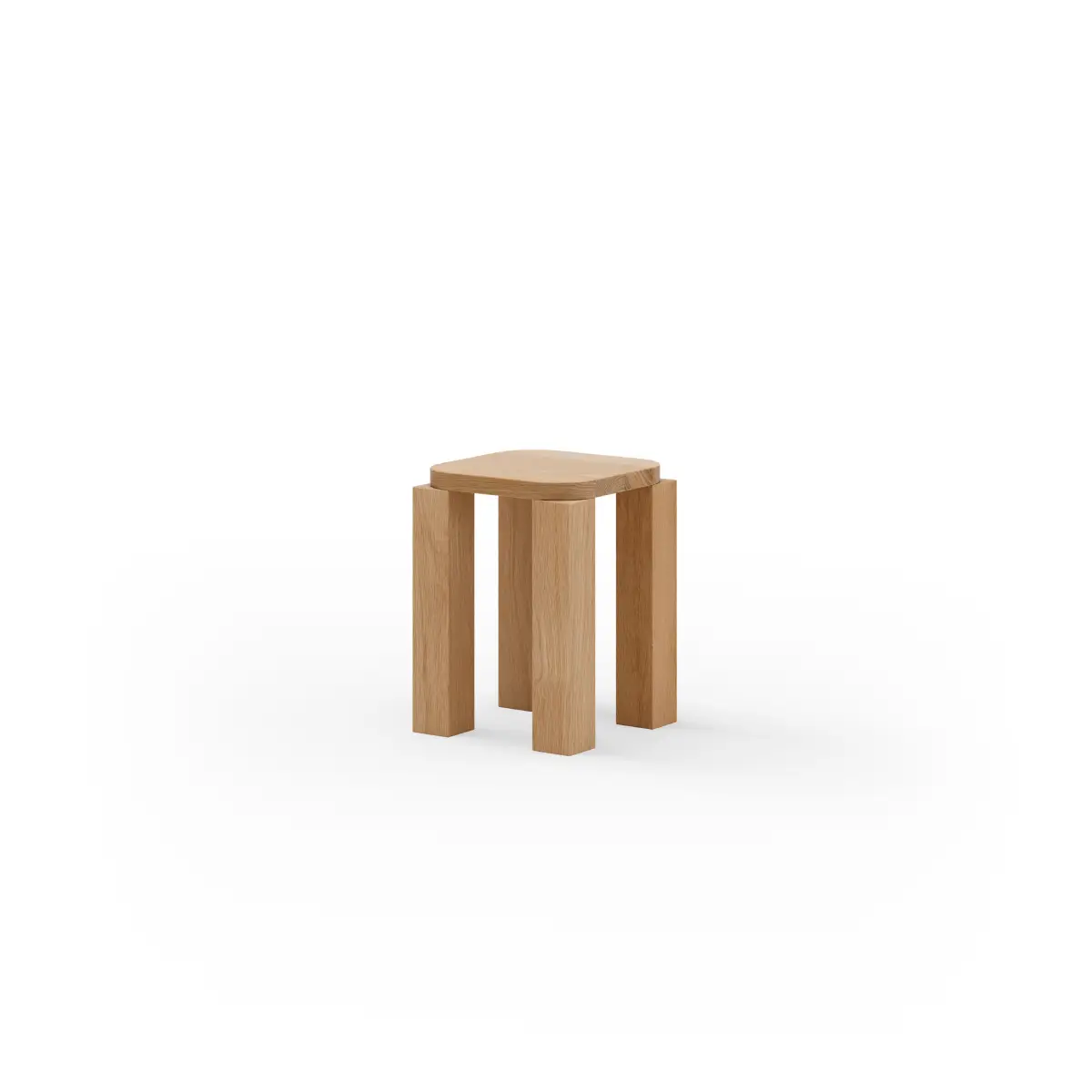 Atlas Taburet Naturlig Eg