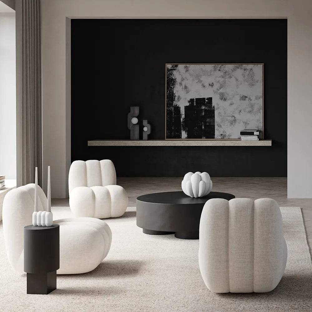 Big Foot Soffbord stort - Kaffe