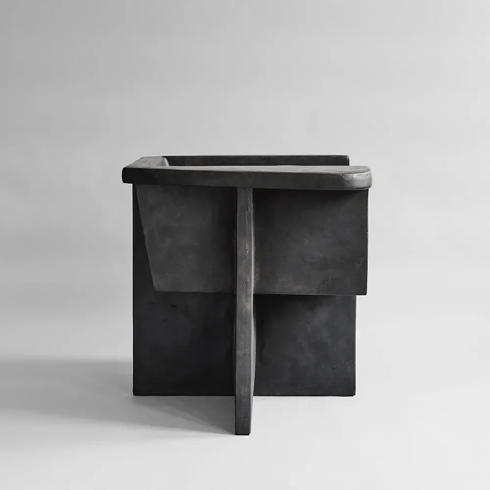 Brutus Lounge Chair - Kaffe