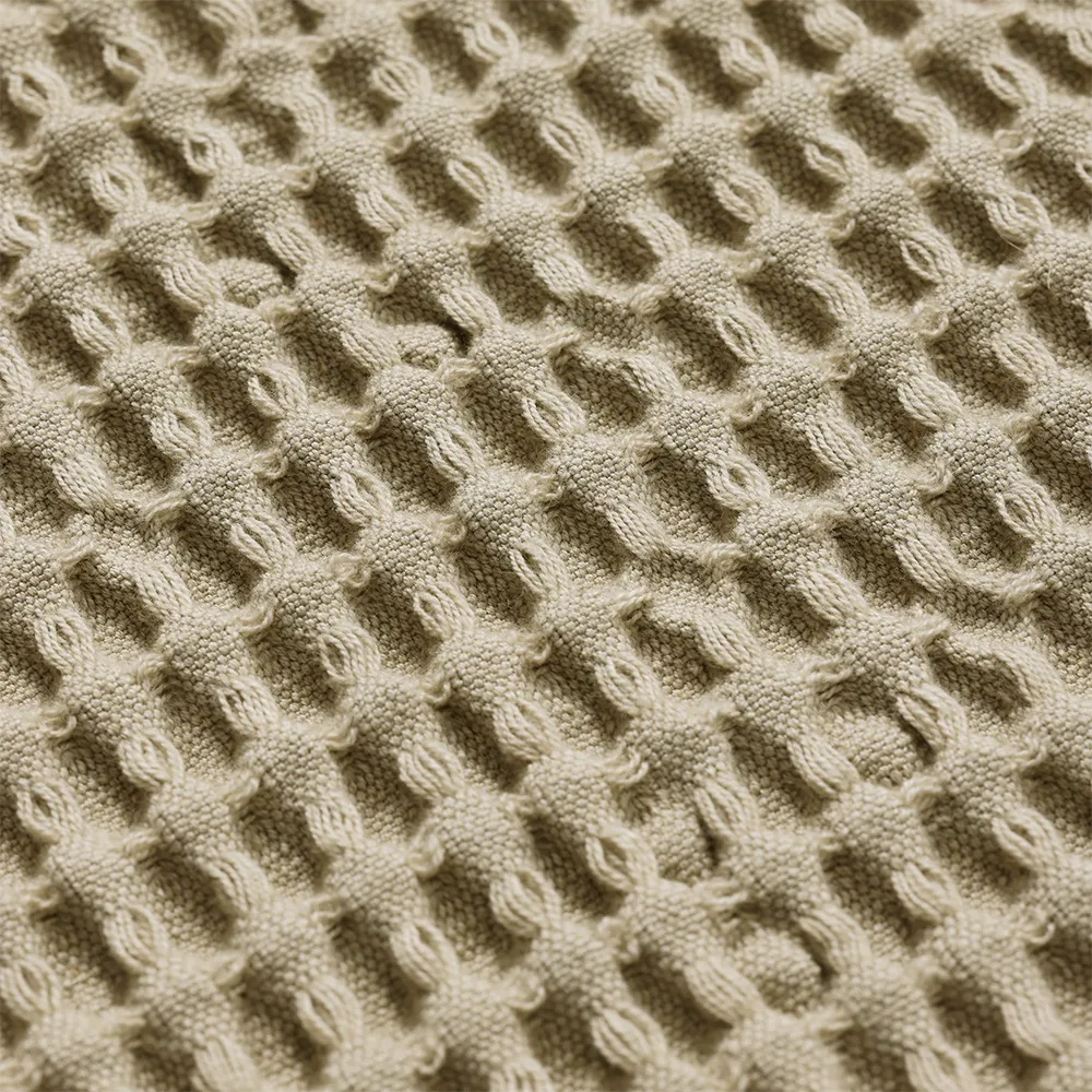 Badehåndklæde i Økologisk Bomuld Light Celedon