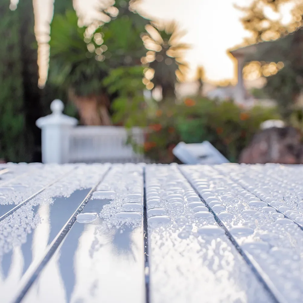 122x124cm spisebord hvid 