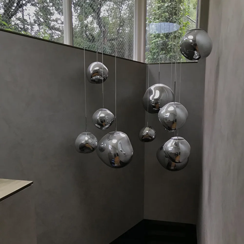 Melt Pendant Silver LED