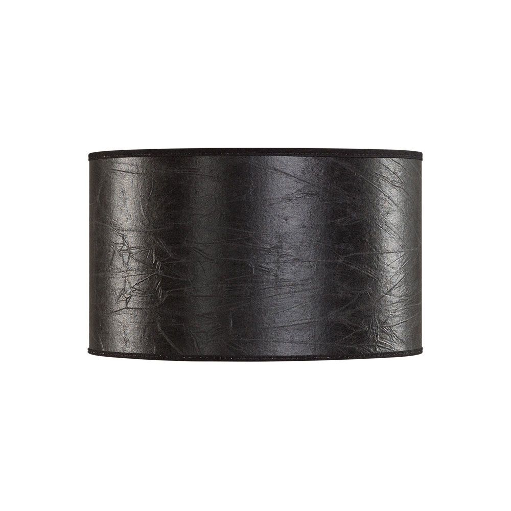 Artwood Lampeskærm Cylinder Small Leather Black Artwood