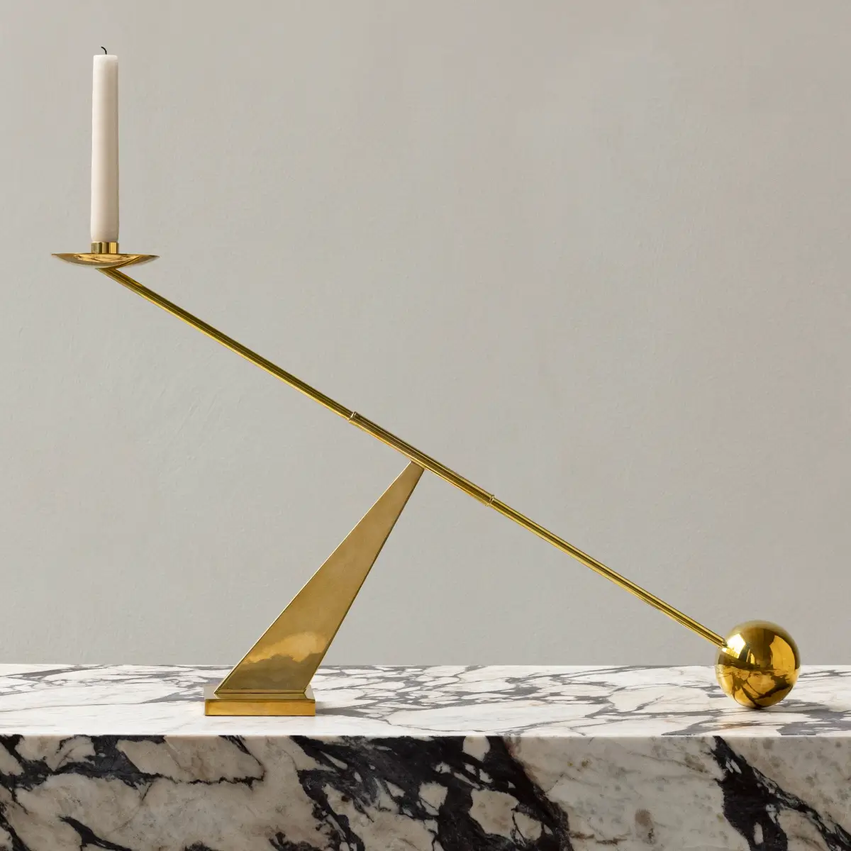 Interconnect Lysestage Large - Poleret Messing
