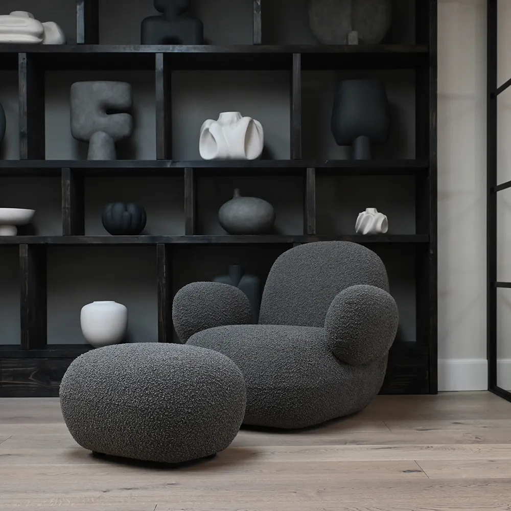 Toe Fodskammel - Dyb Taupe