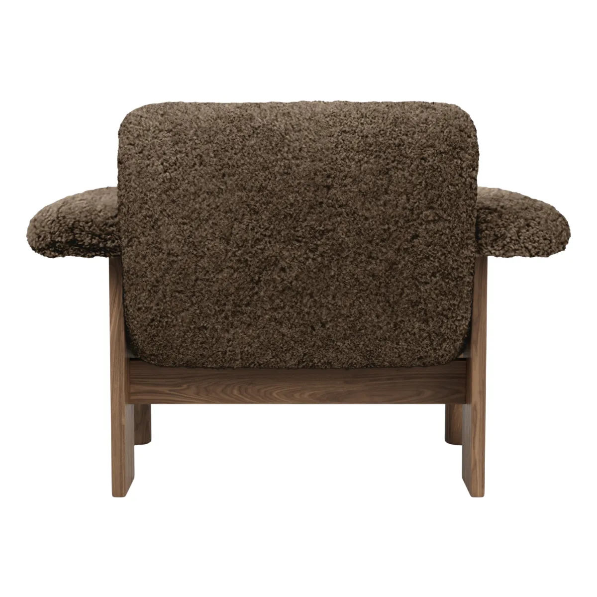 Brasilia loungestol valnød massiv Sheepskin Nevotex Root