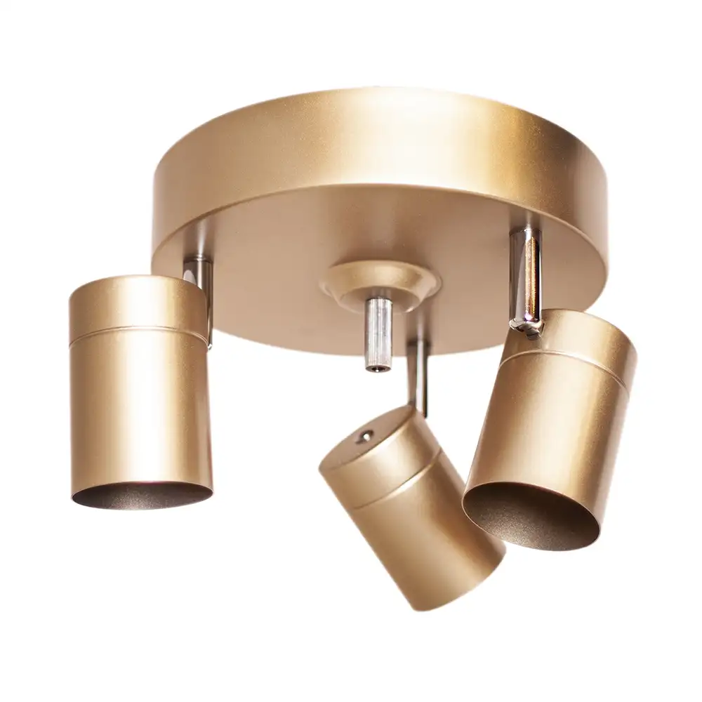 Correct 3 Loftlampe Gold By Rydéns - Stue - Moderne - Metal - Med flere lyskilder