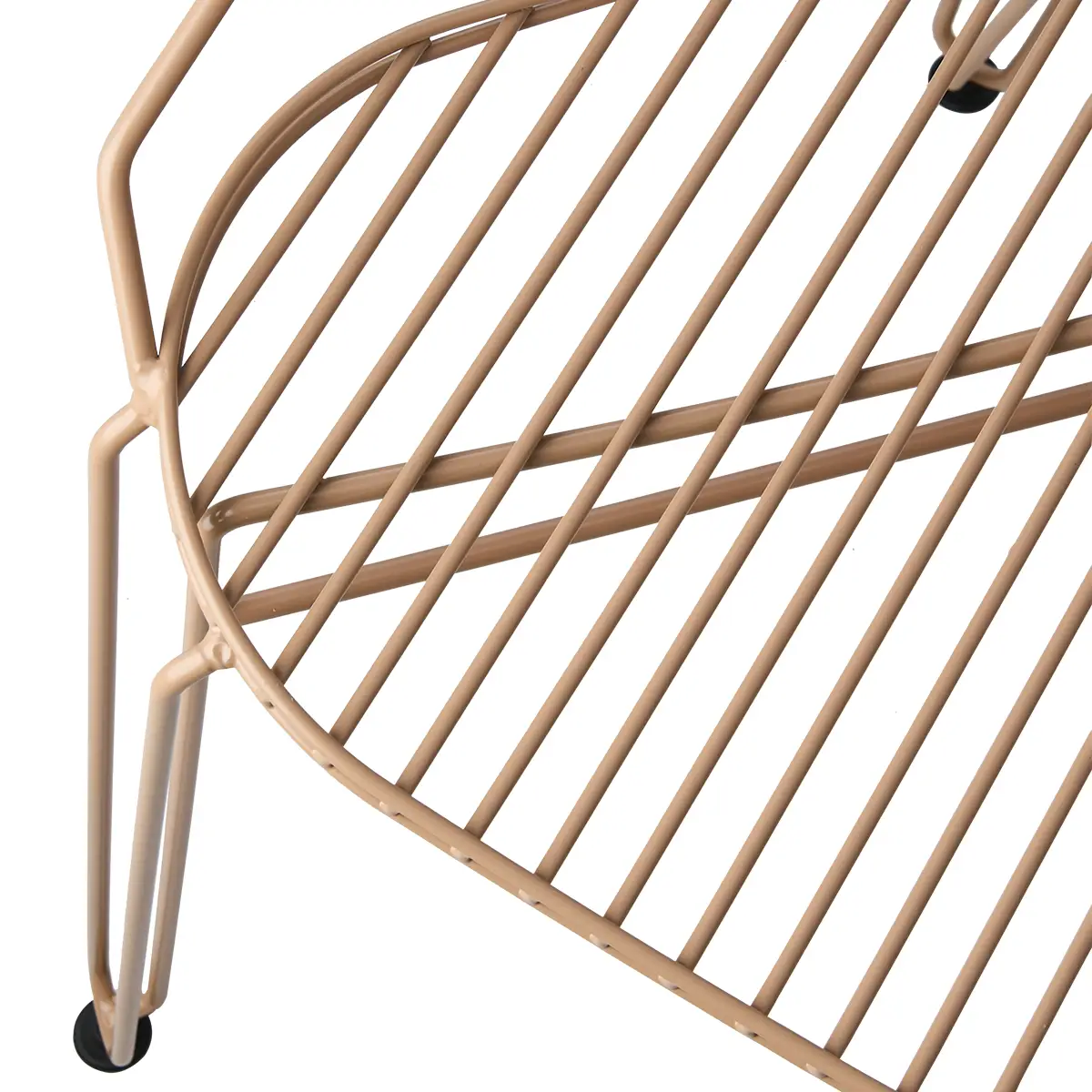 MARSTRAND-stol, ferskenfarvet, B60 x D46 x H43/77 cm
