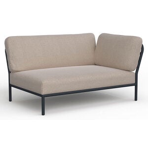Level lounge sofa aske heritage højre hjørne aluminium