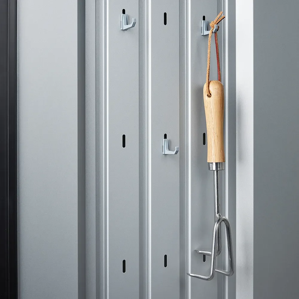 Romeo Patio cabinet M Metallic dark grey