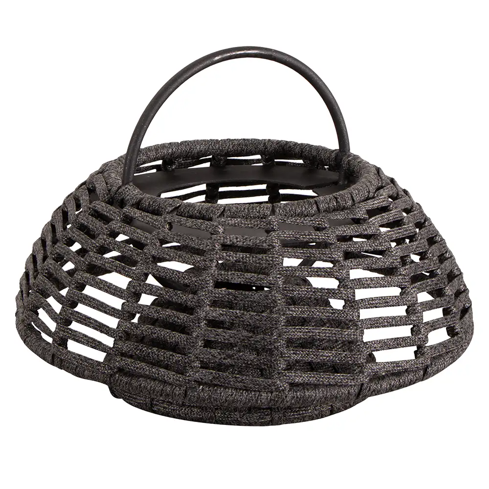 Cane-line, Illusion lampe til ophæng Graphite, Soft Rope