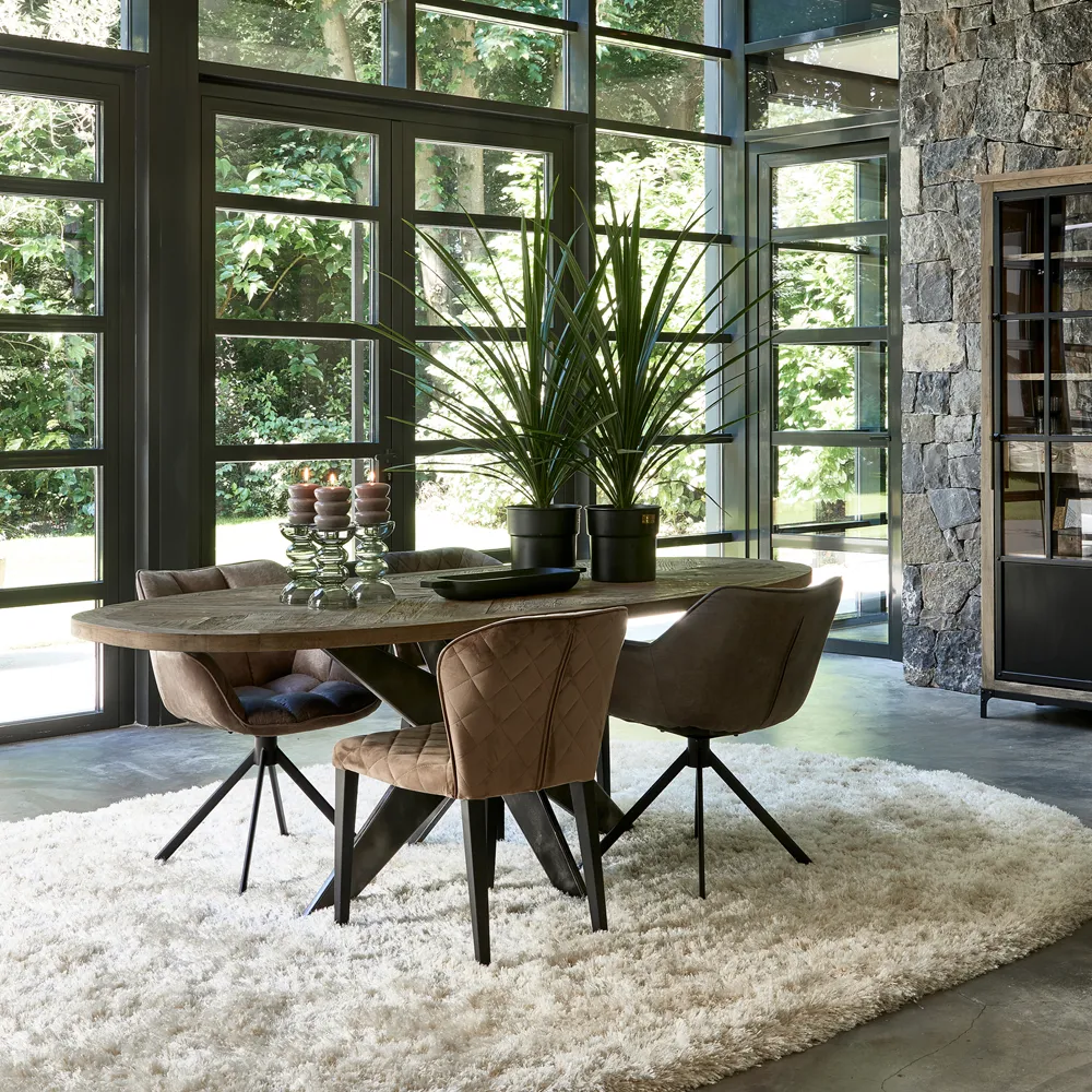 Falcon Crest Elliptic Spisebord 230x105 cm